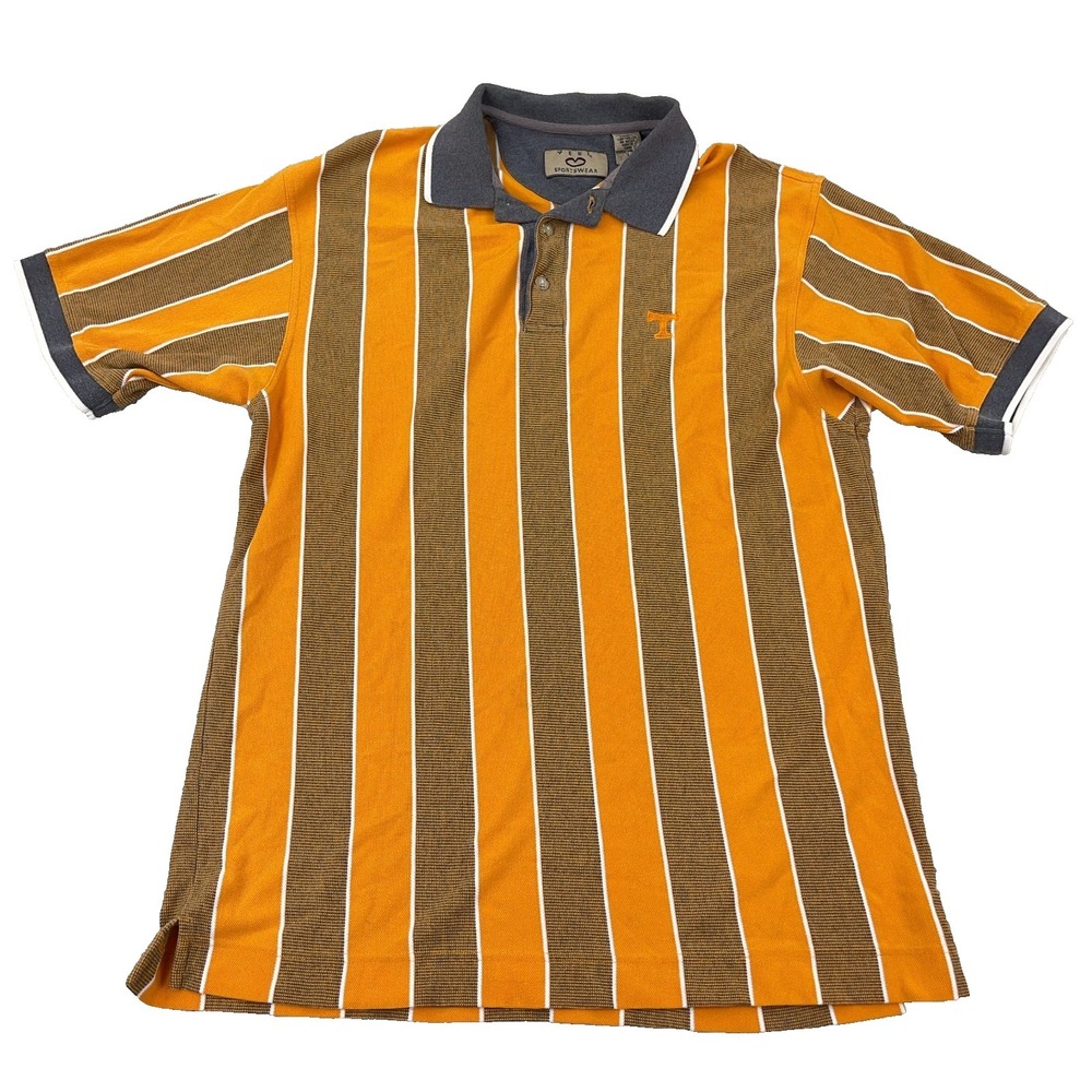 Vintage Tennessee Volunteers Rugby Shirt Men Large Colorblock 90s Vols Polo